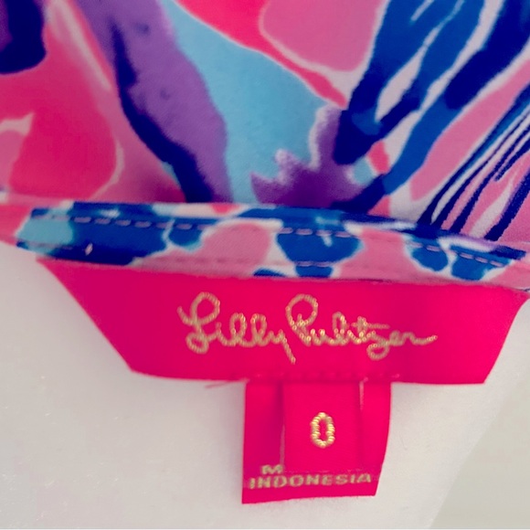 Fits like a size 2! Lilly Pulitzer Cristiana Dress Lily Rose Just Lil Jelly, 0 - Picture 7 of 7